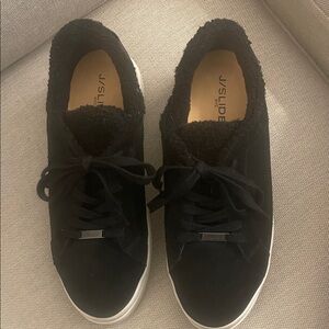 J Slides NYC Suede Sneakers
